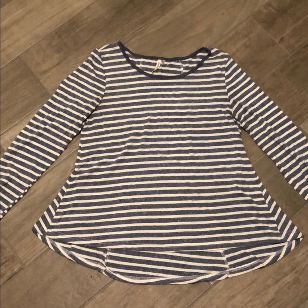 leshop Maternity stripe shirt; Size L